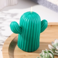 Свеча фигурная "Кактус", 6,5 см, зеленый Свеча фигурная "Кактус", 6,5 см, зеленый