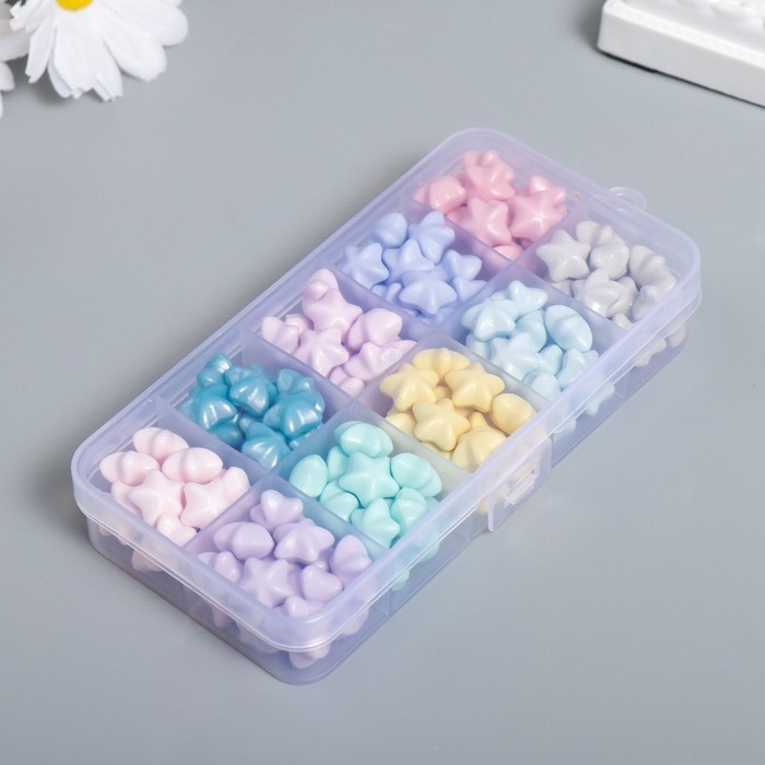 Набор сургуча Набор сургуча "Звёздочки" пастельные тона 10 цветов 12,7х6,5х2 см