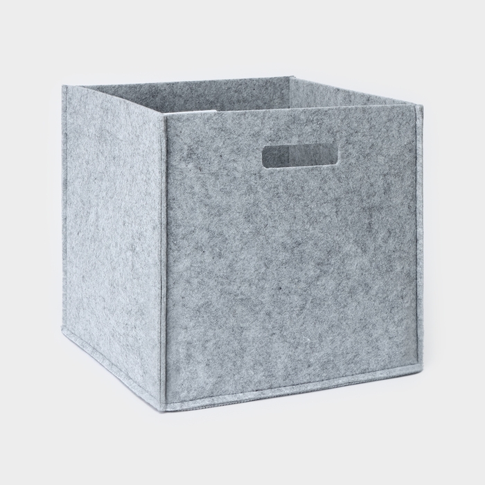 Корзина для хранения Sweet Home, 30&times;30&times;30 см, цвет серый