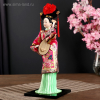 Кукла коллекционная "Китаянка в национ. платье с муз.инструмен. - пипой" МИКС 32х12,5х12,5см Кукла коллекционная "Китаянка в национ. платье с муз.инструмен. - пипой" МИКС 32х12,5х12,5см