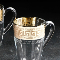 Набор стеклянных кружек &laquo;Барокко&raquo;, 325 мл, 2 шт