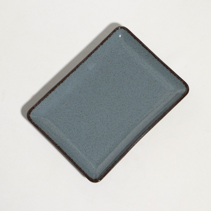 Блюдо фарфоровое Pearl, 18×13 см, синее Блюдо фарфоровое Pearl, 18×13 см, синее