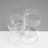 Подставка для украшений &laquo;Трансформер&raquo; 4 секции, 11,5&times;17,5см, цвет прозрачный