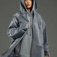 Дождевик R2, серый, размер XS/S