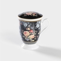 Кружка керамическая с ситом «Кобальт», 300 мл Кружка керамическая с ситом «Кобальт», 300 мл