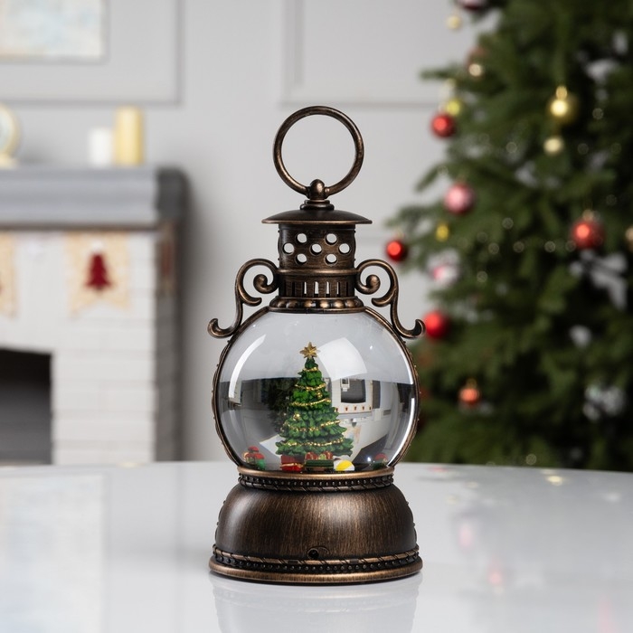 Фигура светодиодная &laquo;Снеговик&raquo;, 20.8х11.9х9.7 см, музыка, батарейки ААх3 (не в комплекте), USB, свечение тёплое белое