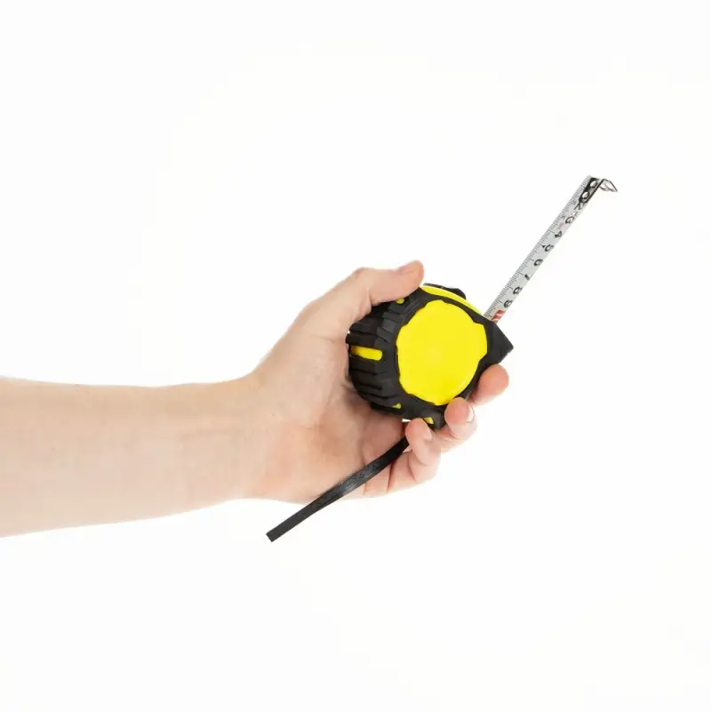 Рулетка Mittari с магнитным наконечником, 5 м, желтая Рулетка Mittari с магнитным наконечником, 5 м, желтая