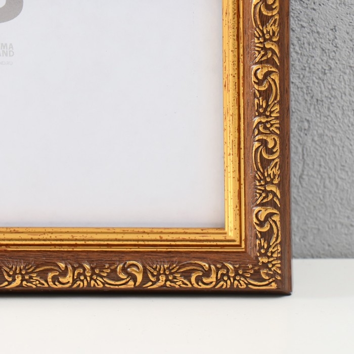 Фоторамка пластик Фоторамка пластик "Винтаж" 40х50 см, бук