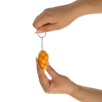 Мялка-сквиш &laquo;Булочка&raquo;, на брелоке, цвет МИКС