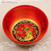 Салатник «Ягодка», 16×16×9 см, хохлома Салатник «Ягодка», 16×16×9 см, хохлома