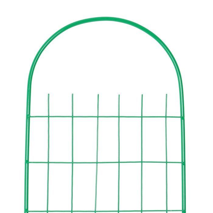 Шпалера, 137 &times; 30 &times; 1 см, металл, зелёная, &laquo;Сетка узкая&raquo;