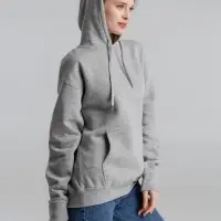 Толстовка с капюшоном Slam 320, серый меланж, размер M