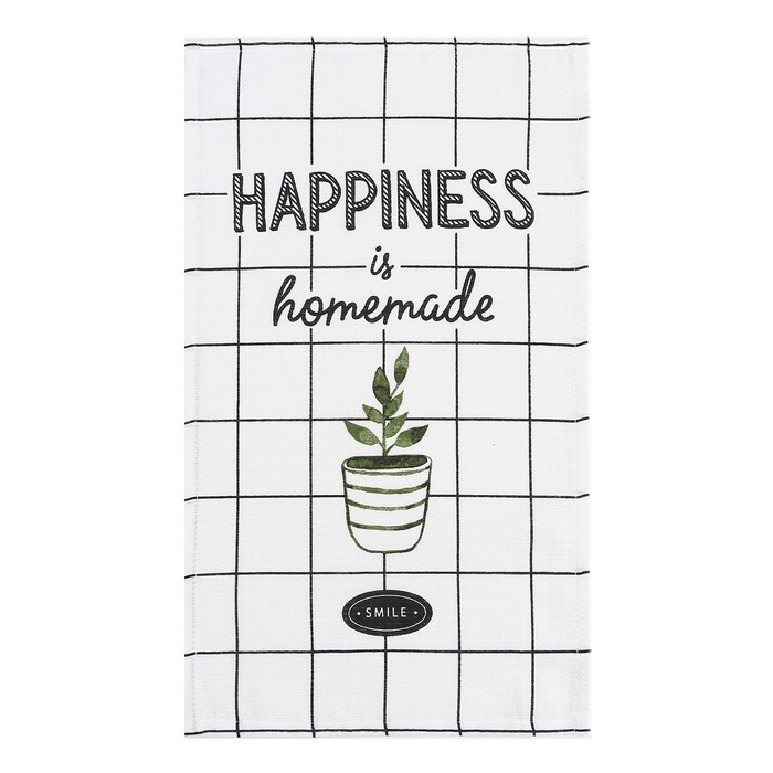 Набор полотенец Доляна "Гармония" 28х46 см - 4 шт, 100% хлопок, вафля 160 г/м2