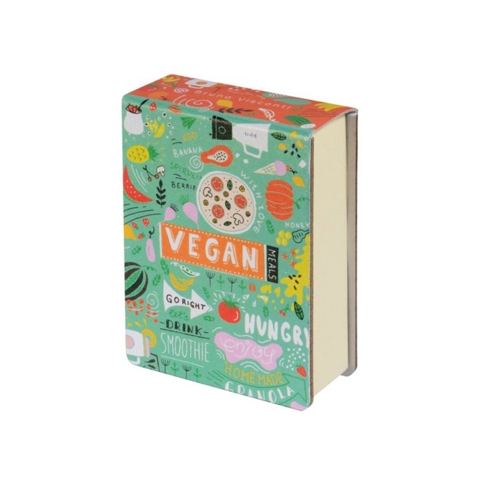 Блокнот А7, 250 листов на клею SMART JOURNAL, твёрдая обложка, МИКС