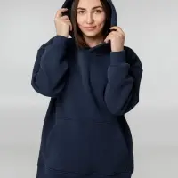 Худи Kulonga Oversize, темно-синее, размер ХS/S