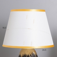 Лампа настольная "София" 1х40Вт Е14 черный/золото 24х24х40см Лампа настольная "София" 1х40Вт Е14 черный/золото 24х24х40см