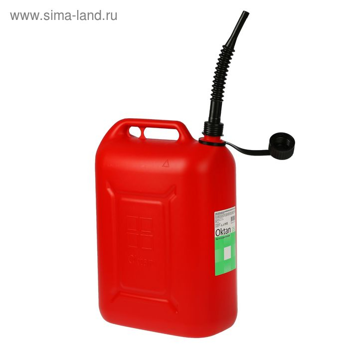 Канистра ГСМ Oktan CLASSIK, 25 л, пластиковая, красная Канистра ГСМ Oktan CLASSIK, 25 л, пластиковая, красная