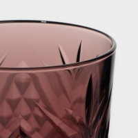 Стакан низкий стеклянный &laquo;Зальцбург&raquo;, 300 мл, цвет лилак