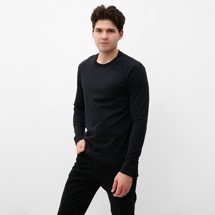 Лонгслив мужской MIST Men's casual размер 48, черный