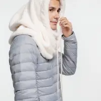 Балаклава-капюшон Flocky, молочно-белая