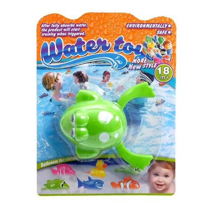 Водоплавающая игрушка «Лягушонок», заводная Водоплавающая игрушка «Лягушонок», заводная