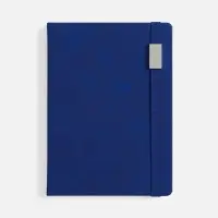 Ежедневник Urban Metal, недатированный, ярко-синий