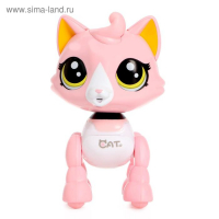 Интерактивная игрушка &laquo;Котёнок Лу-Лу&raquo; катается, свет, звук, реагирует на хлопки