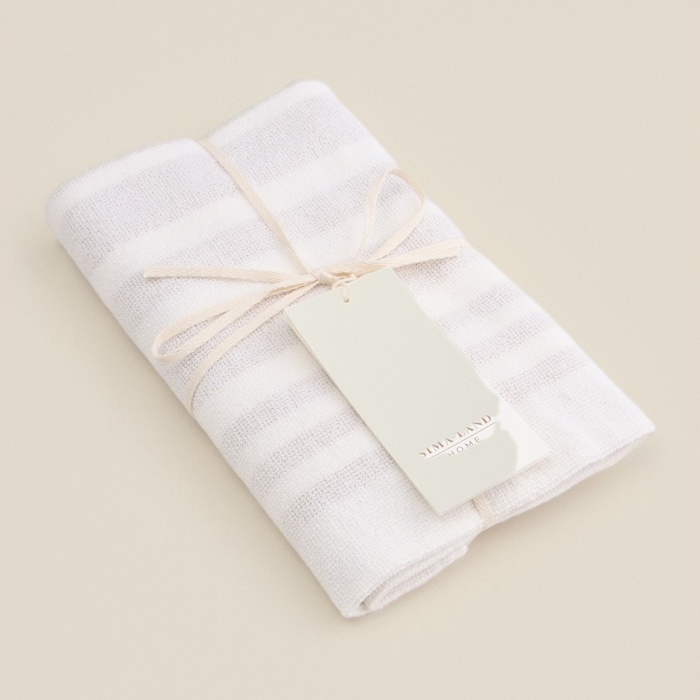 Полотенце махровое SL HOME: Band Полотенце махровое SL HOME: Band "Коста" 60х130 см, 88% хлопок, 12% лён, 335 г/м2