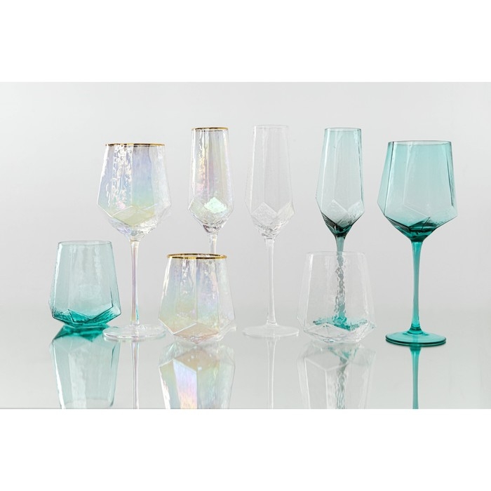 Набор бокалов для шампанского стеклянный Magistro «Дарио», 180 мл, 7×27,5 см, 6 шт, цвет перламутровый Набор бокалов для шампанского стеклянный Magistro «Дарио», 180 мл, 7×27,5 см, 6 шт, цвет перламутровый