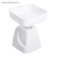 Весы кухонные ENERGY EN-406МК, механические, до 5 кг, белые Весы кухонные ENERGY EN-406МК, механические, до 5 кг, белые