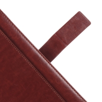 Ежедневник недатированный,формат А5, 140 листов, в клетку, обложка кожзам, с хлястиком, с калькулятором, коричневый Ежедневник недатированный,формат А5, 140 листов, в клетку, обложка кожзам, с хлястиком, с калькулятором, коричневый