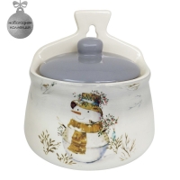 Солонка Доляна «Рождественский снеговик», 600 мл, 14×10×14 см Солонка Доляна «Рождественский снеговик», 600 мл, 14×10×14 см