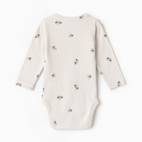 Боди с дл. рукавом Крошка Я Olives, р. 86-92, молочный