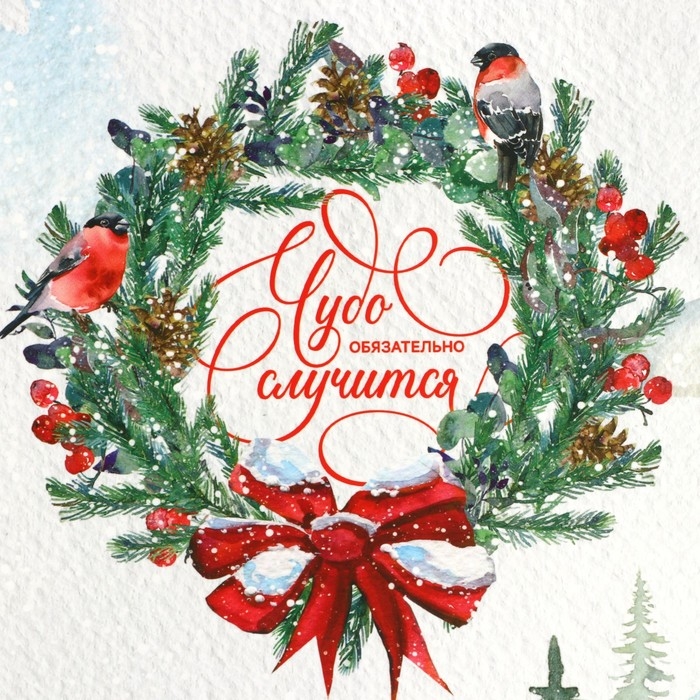 Пакет под бутылку, треугольный &laquo;Чудо&raquo;, 13 х 32 х 11.3 см, Новый год