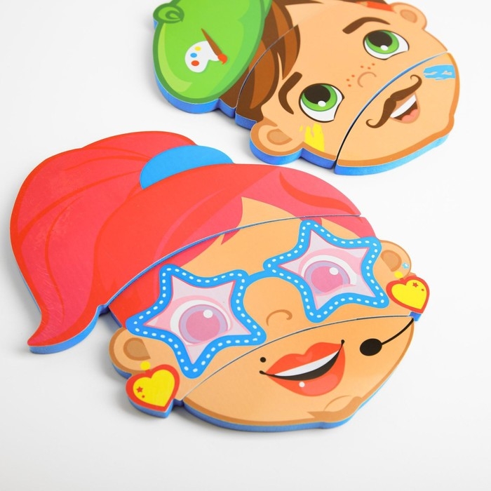 Мягкий пазл для малышей &laquo;Поменяй местами&raquo;, 9 деталей, виды МИКС, Крошка Я