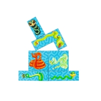 Тетрис &laquo;Весёлые змейки&raquo;, А5, 12 дет.