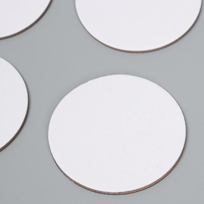 Набор холстов на магните &laquo;Круг&raquo;, 7,5 см, 4 шт