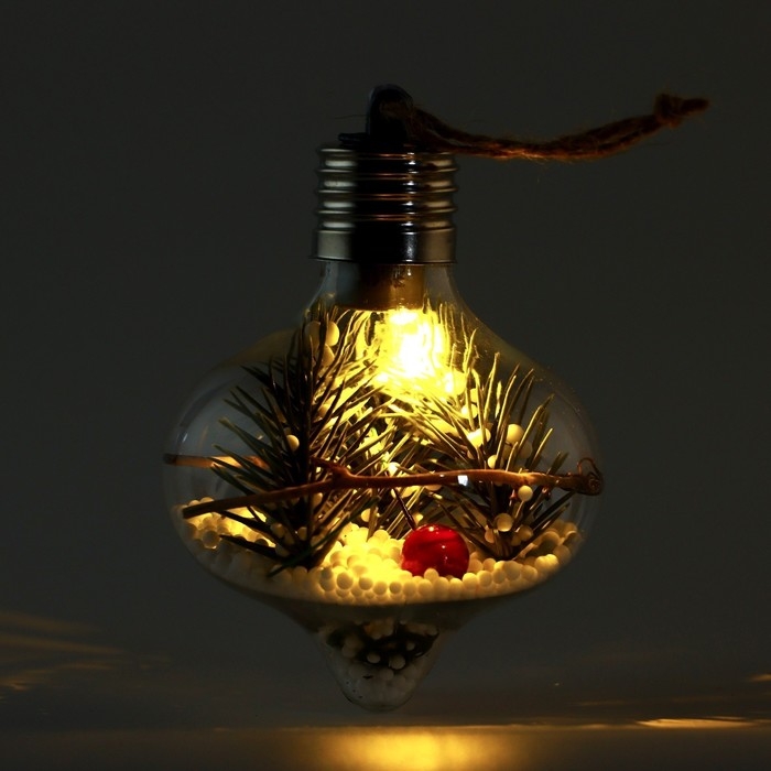 Новогодний шар ёлочный &laquo;Чудесных дней&raquo;, на Новый год, d=8 см.