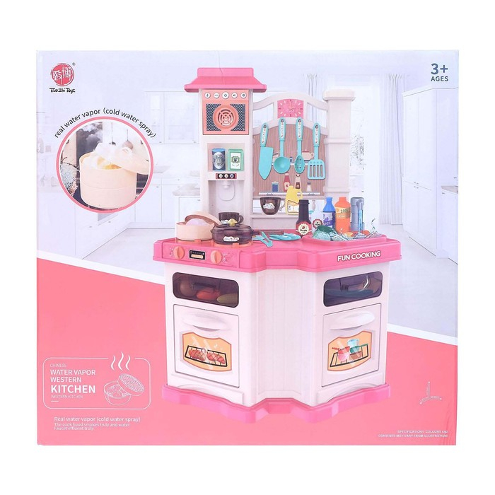 Игровой набор «Настоящий повар» с аксессуарами, свет, звук, бежит вода из крана Игровой набор «Настоящий повар» с аксессуарами, свет, звук, бежит вода из крана