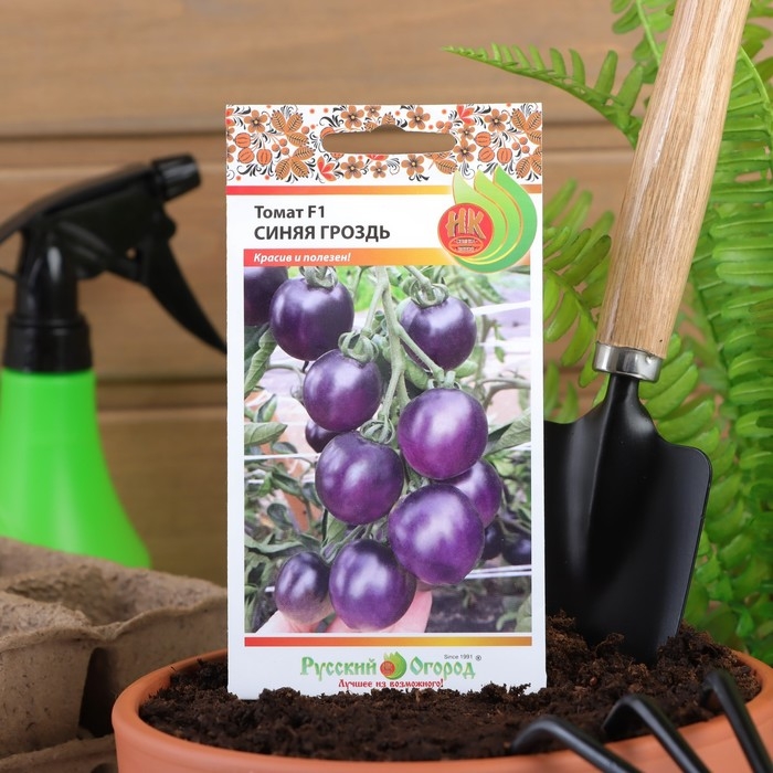 Семена Томат "Синяя Гроздь" F1, серия Русский огород, 10 шт