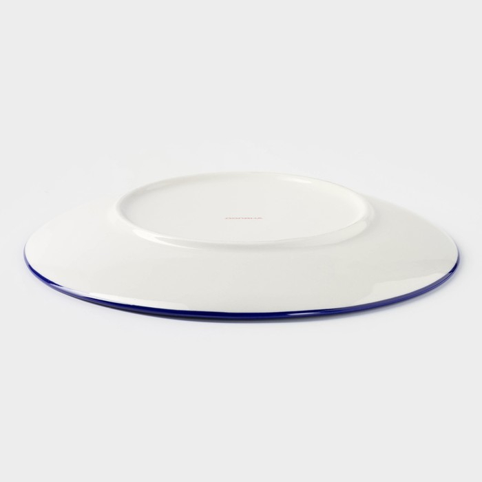 Тарелка керамическая Доляна &laquo;Бодом&raquo;, d=26,7 см, цвет синий