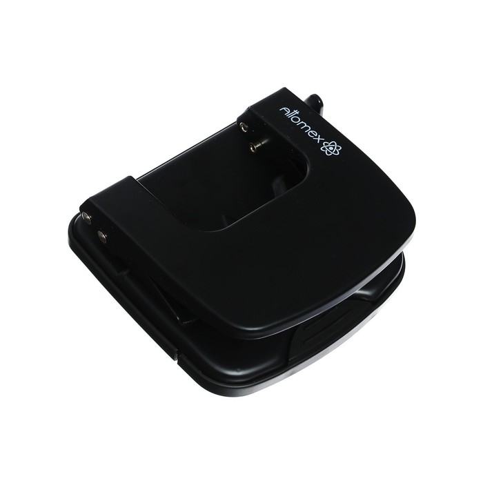 Дырокол металлический 25 листов, Attomex, форматная линейка, чёрный Дырокол металлический 25 листов, Attomex, форматная линейка, чёрный