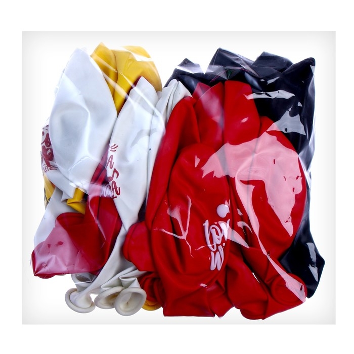 Шар латексный 12" &laquo;Антикризис с рисунком&raquo;, 30 шт., МИКС