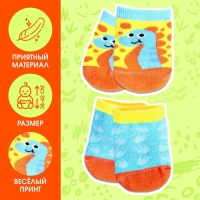 Одежда для пупса &laquo;Весёлый динозаврик&raquo;, носочки 2 пары