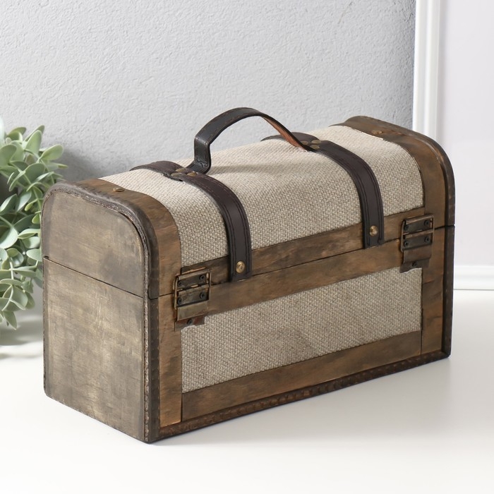 Шкатулка сундук дерево "Женевра" 30х14х17,5 см