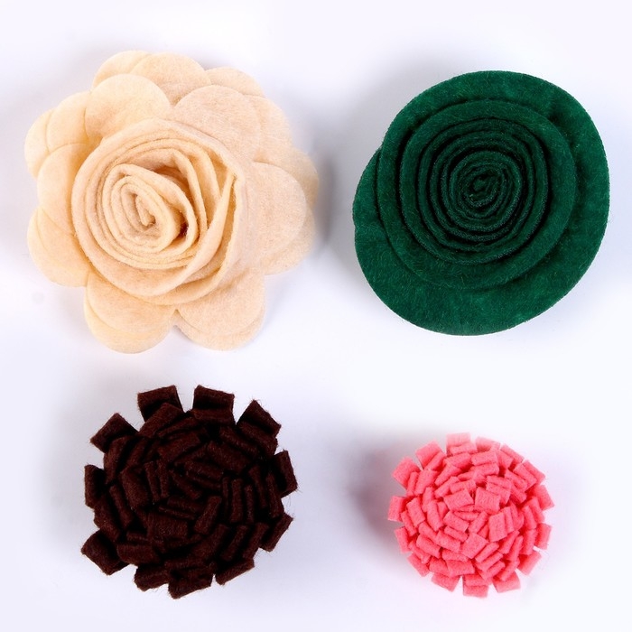 Набор для творчества: декор из фетра и набор бусин &laquo;Цветочная радость&raquo;