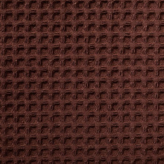 Полотенце вафельное Этель 70х140 см. цвет горький шоколад, 100% хлопок, плотность 240 г/м2 Полотенце вафельное Этель 70х140 см. цвет горький шоколад, 100% хлопок, плотность 240 г/м2