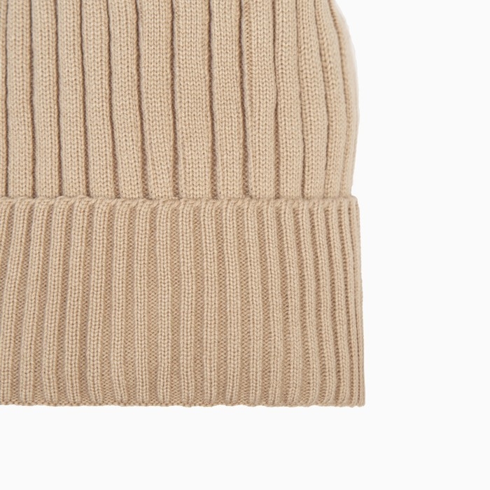 Шапка женская зимняя, цвет какао, размер 52-56 Шапка женская зимняя, цвет какао, размер 52-56