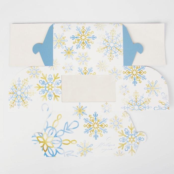 Коробка для капкейков &laquo;Let it Snow&raquo;, 10 х 16 х 10см, Новый год