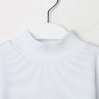 Школьная водолазка детская, цвет белый, рост 128 Школьная водолазка детская, цвет белый, рост 128